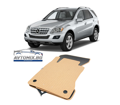 Covorașe textile pentru MERCEDES ML W164 (2005-2011) / GL X164 (2006-2012) - bej
