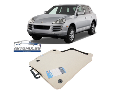Мокетни стелки за PORSCHE Cayenne (2002-2010) - бежови