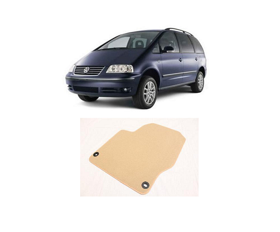 Мокетни стелки за VW Sharan (1996-2010) / FORD Galaxy (1996-2006) / SEAT Alhambra (1996-2010) - бежови