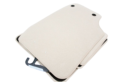 Carpet floor mats for VW Touareg I (2002-2010) - beige