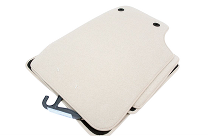 Carpet floor mats for VW Touareg I (2002-2010) - beige