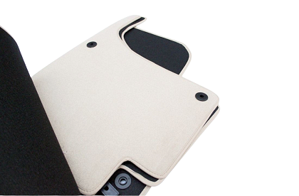 Carpet floor mats for VW Touareg I (2002-2010) - beige