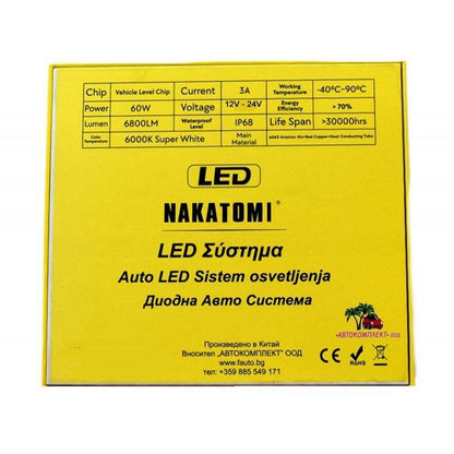 Led крушки Nakatomi H7  60W