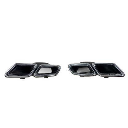 Terminații de eșapament pentru Mercedes W222 S-Class / W212 E-Class 2012+ - Design AMG S63