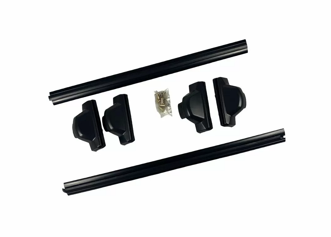 Cross bars for roof rack for Honda CRV (2007-2011) - black for factory mounting points