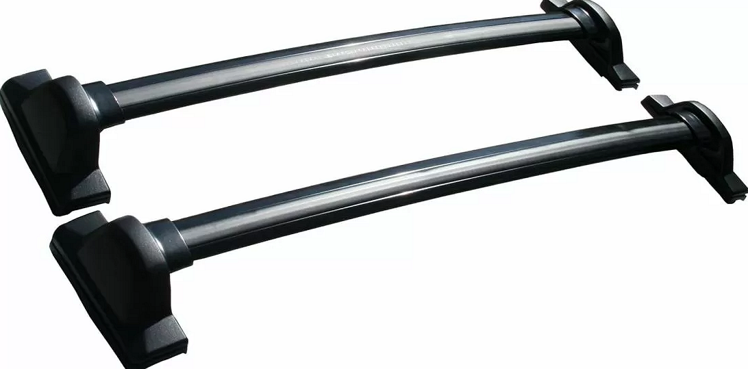 Cross bars for roof rack for Honda CRV (2007-2011) - black for factory mounting points