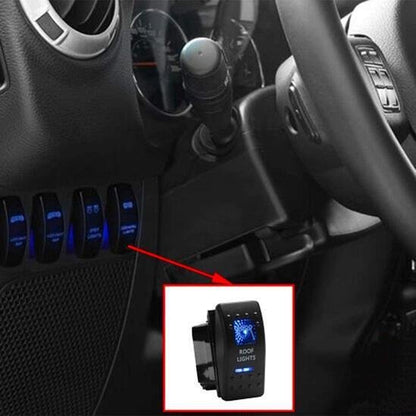 Wiring harness with flush-mount switch for LED light bars and fog lights, 3.5 m