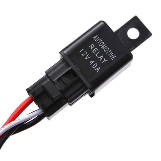 Wiring harness with flush-mount switch for LED light bars and fog lights, 3.5 m