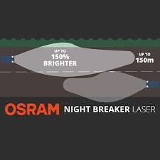 OSRAM night braker laser H1 +150%