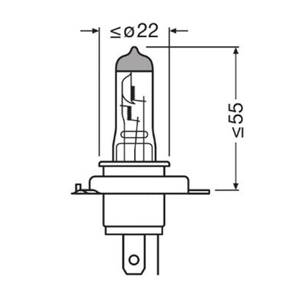 OSRAM Night Breaker Laser H4 +220%