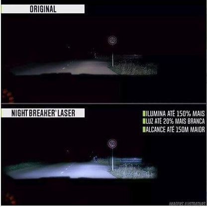 OSRAM night braker laser HB4 9006 +150%