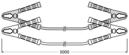 OSRAM- кабели за ток 5.0м 1200А
