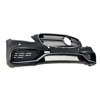 Front Bumper Package for Mercedes C-Class W205 (2014+) - AMG look with rear bumper diffuser and exhaust tips