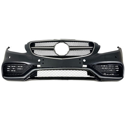 Front Bumper Package for Mercedes C-Class W205 (2014+) - AMG look with rear bumper diffuser and exhaust tips