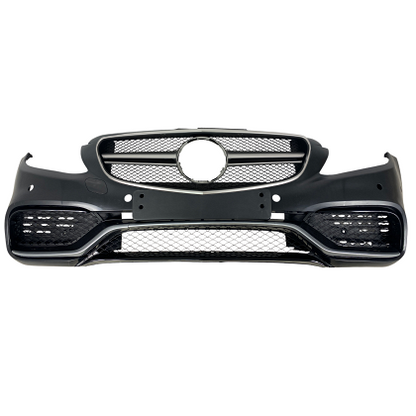 Front Bumper Package for Mercedes C-Class W205 (2014+) - AMG look with rear bumper diffuser and exhaust tips