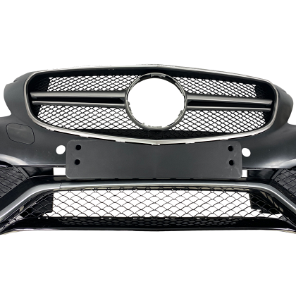 Front Bumper Package for Mercedes C-Class W205 (2014+) - AMG look with rear bumper diffuser and exhaust tips