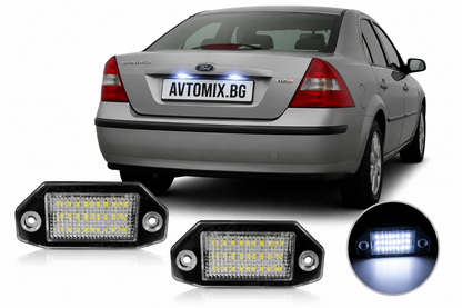 License plate lights for Ford Mondeo (2000-2007)