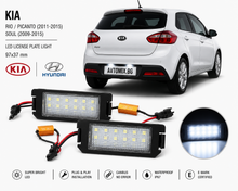 License Plate Lights for Kia Rio / Picanto (2011-2015) / Soul (2009-2015), 97x37 mm