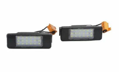 Plafoniere pentru iluminarea numărului de înmatriculare pentru Mercedes Vito / Viano (2003+) / Sprinter (2006+) / Nissan Navara / Note (2005+)