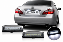 License Plate Lights for Toyota Camry (2006+) / Avensis Verso / Prius (2001+) / Lexus LS/GS/RX 200/300/430 / Mitsubishi Colt (2003+)