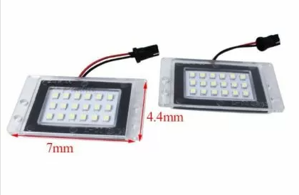 Plafoane iluminare număr de înmatriculare spate pentru Volvo 855 / V70 / XC70 (1997-2000), 71x44 mm
