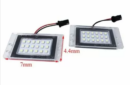 Plafoane iluminare număr de înmatriculare spate pentru Volvo 855 / V70 / XC70 (1997-2000), 71x44 mm