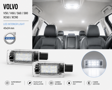 Plafonieră pentru iluminat interior pentru Volvo V50 / V60 / S60 / S80 / XC60 / XC90, 43x24 mm