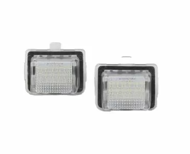Плафони за задния номер за Mercedes W204 / W212 / C207 / W221 - с оригинална букса, 44x30 mm