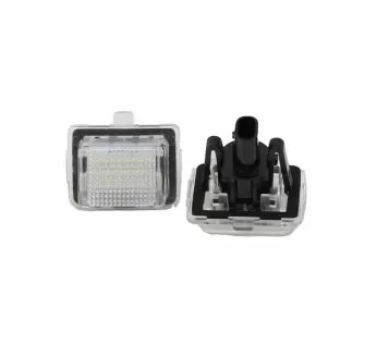 Плафони за задния номер за Mercedes W204 / W212 / C207 / W221 - с оригинална букса, 44x30 mm