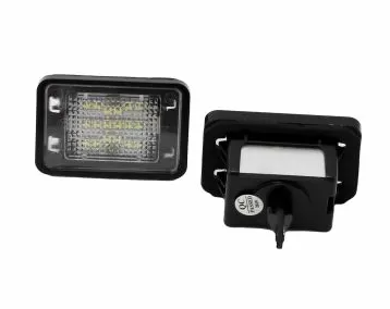 Plafoane pentru numărul de înmatriculare spate pentru Mercedes X204 GLK, 56x37 mm
