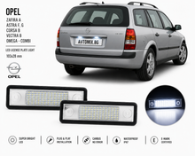 License plate lights for OPEL ZAFIRA A / ASTRA F,G / CORSA B / VECTRA B / OMEGA - Estate, 103x28 mm