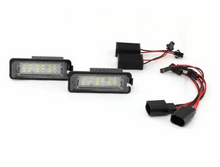 License Plate Lights for VW GOLF 5,6,7 CANBUS / POLO 6R / PASSAT 3C CC / - with 18 bright LEDs, 76x27 mm