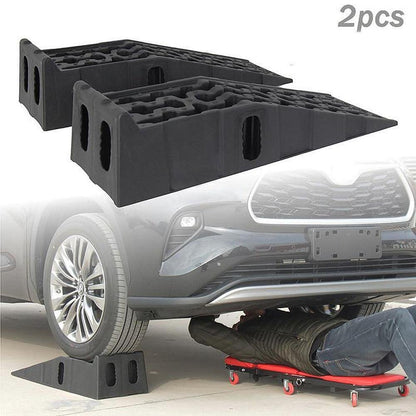 Plastic Car Ramps, 7 t, 905 x 305 x 215 mm, Set of 2
