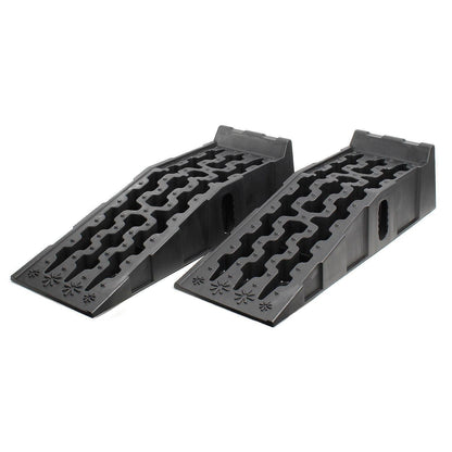 Plastic Car Ramps, 7 t, 905 x 305 x 215 mm, Set of 2