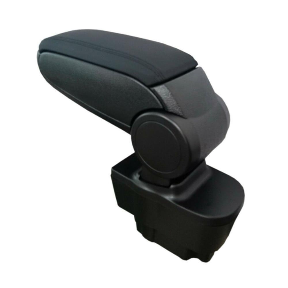 Подлакътник за Opel Corsa D, 2006-2014 г., еко кожа, черен