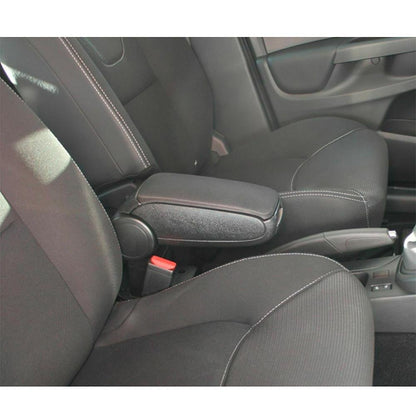 Подлакътник за Renault Clio 4, след 2012 г., текстилен, черен