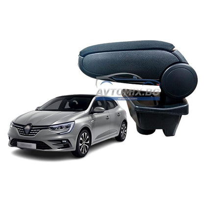 Cotieră pentru Renault Megane 4, după 2016, textilă, neagră