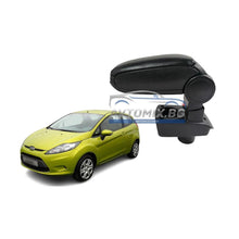 Подлакътник с поставка за чаша за  Ford Fiesta, 2009-2017 г., еко кожа, черен