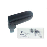 Подлакътник за VW Golf, Bora, Skoda Octavia, Audi A3, текстилен, черен