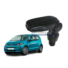 Подлакътник за VW UP, 2011-2019 г., текстилен, черен