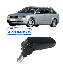 Подлакътник за Audi A4, B6, B7, 2000-2008 г., текстилен, черен