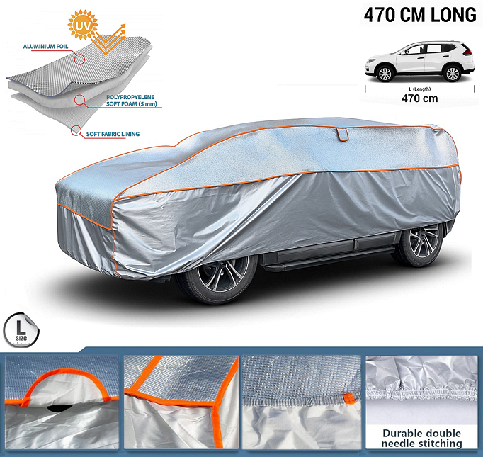 Husă anti-grindină Kegel pentru SUV, L 443x160cm