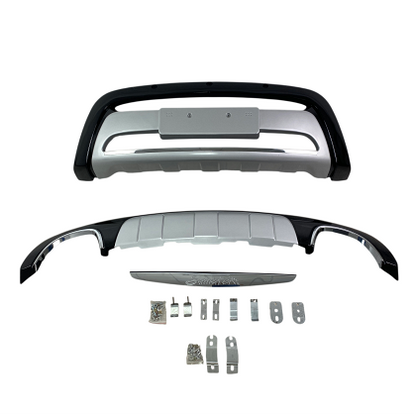 Преден и заден ролбар за Hyundai Santa Fe 2010-2012- черен