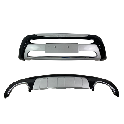 Преден и заден ролбар за Hyundai Santa Fe 2010-2012- черен
