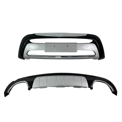 Преден и заден ролбар за Hyundai Santa Fe 2010-2012- черен