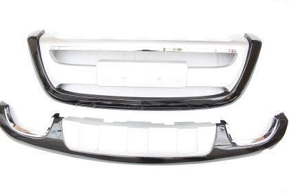 Преден и заден ролбар за Hyundai Santa Fe 2010-2012 - Силвър