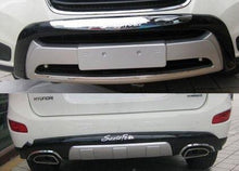 Преден и заден ролбар за Hyundai Santa Fe 2010-2012 - Силвър