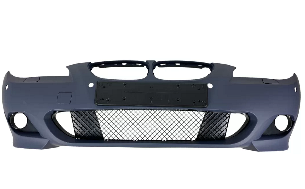 Предна броня за BMW E60 (2003-2007) - M-Tech дизайн с отвори за парктроник