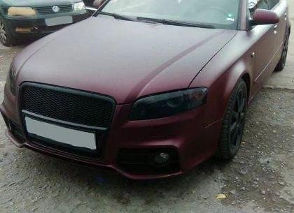 Bară de protecție față pentru Audi A4 B7 8E (2004-2008) - Design S-Line cu bandă cromată