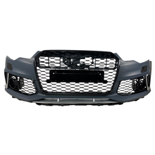 Предна броня за Audi A6 (2011-2014) - RS6 Design с отвори за парктроник